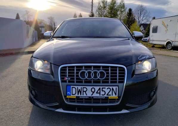 Audi S3 cena 36999 przebieg: 218257, rok produkcji 2007 z Siechnice małe 379
